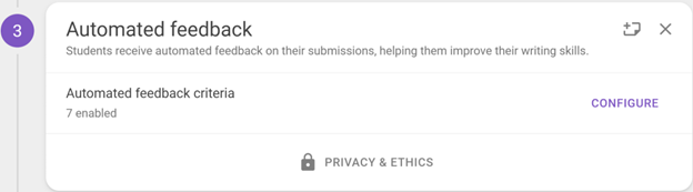 Automated Feedback 2